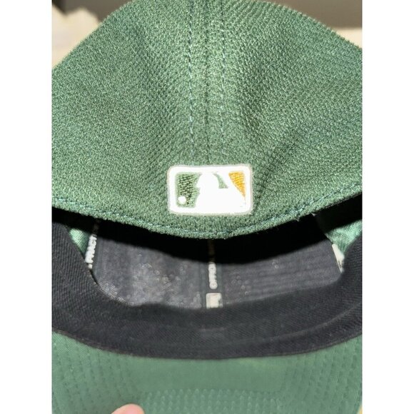 NEW ERA OFFICIAL BATTING PRACTICE HAT / CAP STRETCH LGE - XL Oakland A’s - Picture 6 of 7